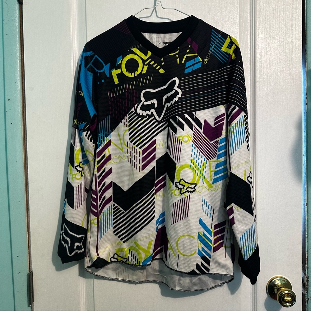🎀Fox Black and White Jersey Dynamic Graphic Design
